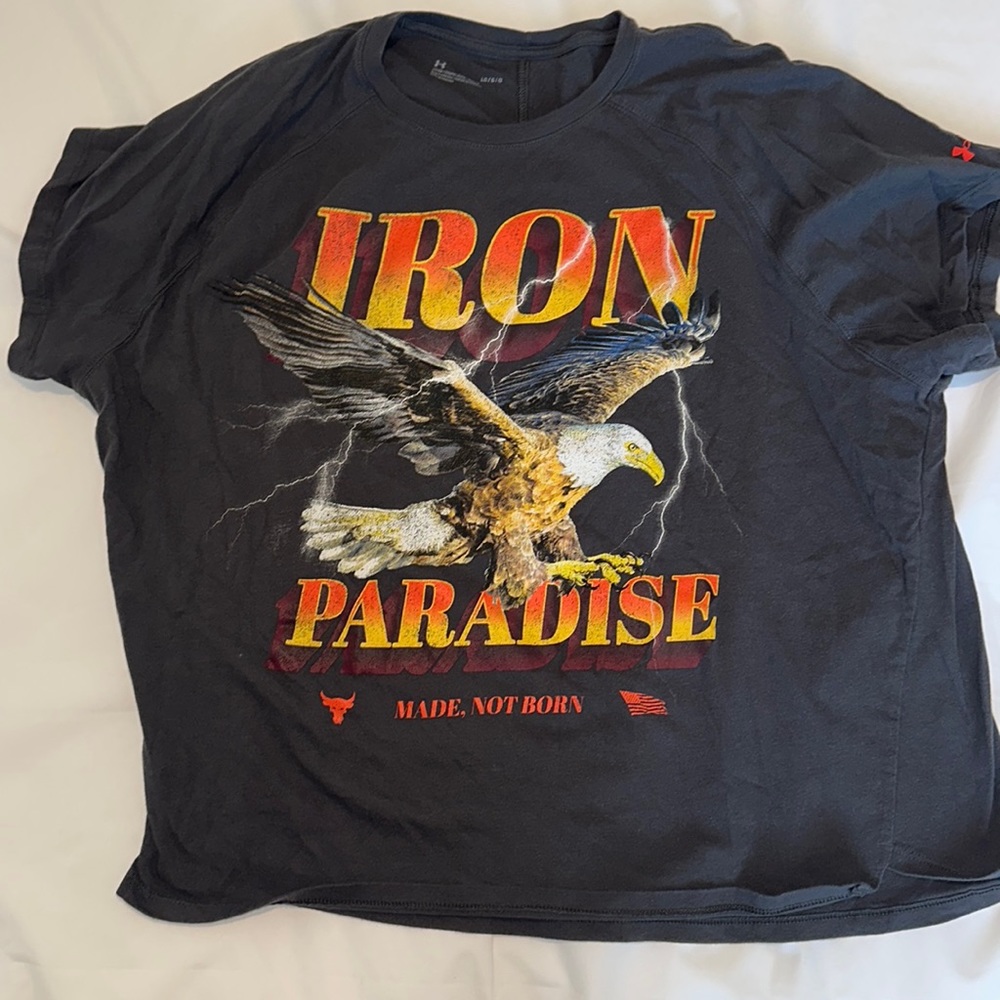 Grey Project Rock UNDER ARMOUR Tee Shirt